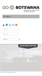 Mobile Screenshot of gobotswana.com